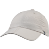 Cappellino da baseball bianco in tessuto con visiera curva