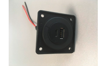 828642 - Berker Integro Ladesteckdose USB A + C 12 V 
