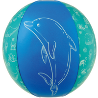 Pallone da spiaggia Happy People con motivo blu