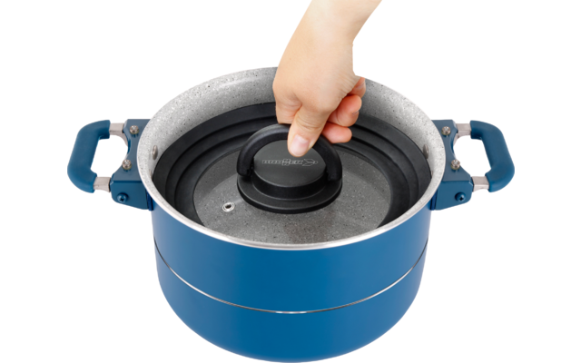 Produktbild Brunner Carezza Magnetogrip 7+1 Kochtopfset mit Vacublock 8-tlg. 1