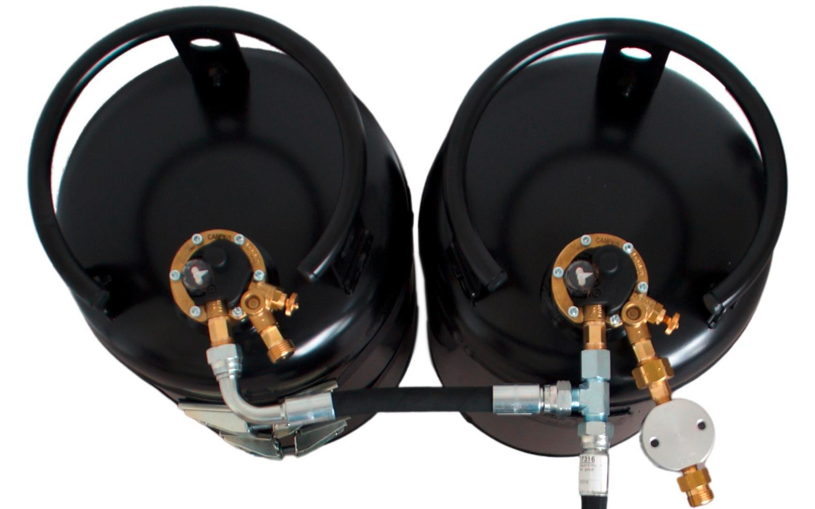 Produktbild CAMPKO 30 Liter Gastankflasche Stahl mit Multiventil 80 % F&uuml;llstopp 1