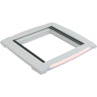 Cadre plissé avec LED Blanc sécurisé MPK