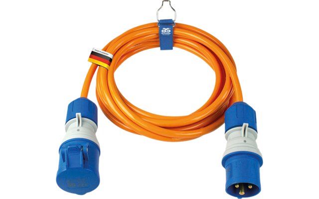 AS-Schwabe 10m PUR-kabel H07BQ-F 3G2,5 met CEE-stekker