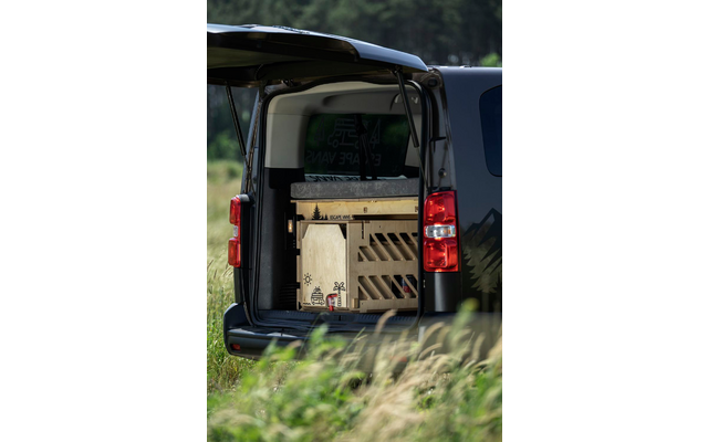 Escape Vans Eco Box plus XL Klapptisch / Bett Box Ford Tourneo Custom / Transit Custom
