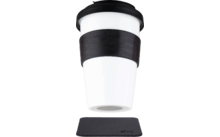Cup en porcelaine dessous de verre incl. (350 ml) To-go-cup silwy®
