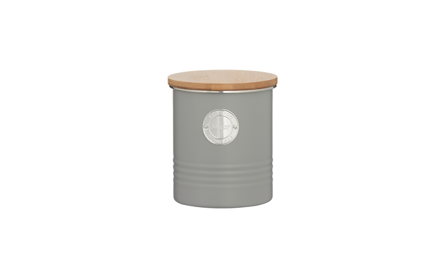 Typhoon Living Collection storage container sugar 1 liter cream / gray