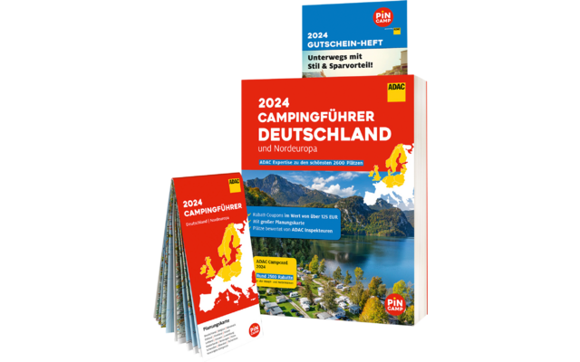 Guía del camping ADAC 2024 Alemania y norte de Europa
