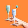 Kleines Produktbild Koziol Cheers No. 1 Sektglas Set 4-teilig aus Thermoplastik 100 ml 1