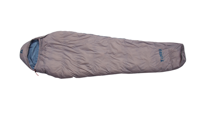 Saco de dormir Tambu Momi 230 x 80 cm gris / azul