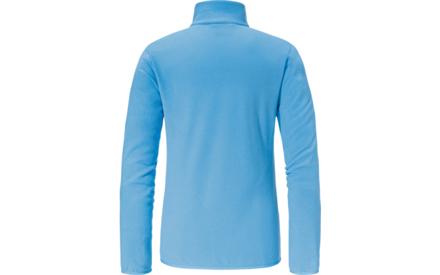 Blauer Langarmpullover, Rückansicht