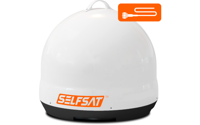 Selfsat Snipe Mobil Camp Direct Antena SAT móvil totalmente automática para camping
