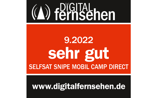 Selfsat Snipe Mobil Camp Direct volautomatische mobiele camping SAT-antenne