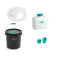 Trobolo Do it yourself set of 4 pieces for do it yourself separation toilet 22 liters white