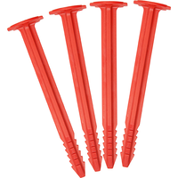 Swiss Piranha RT150 tent peg red 15 cm set of 4 in a bag