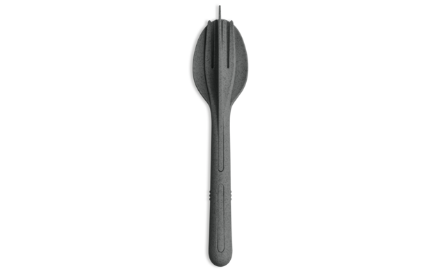 Cutlery set 3-piece KLIKK nature ash grey