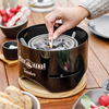 Kleine productafbeelding Feuerhand Tamber Tischgrill Holzkohlegrill mit Deckel und Starterkohle 1