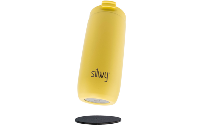 Produktbild Silwy Magnet Isolierbecher aus Edelstahl mit Metall-Nano-Gel-Pad 1