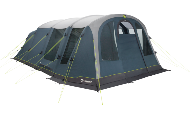 Outwell Stonehill 7 Air Tente tunnel cinq pièces 7 personnes bleue