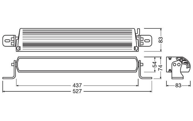 Osram LEDriving LIGHTBAR FX500-CB SM GEN 2 Zusatzscheinwerfer