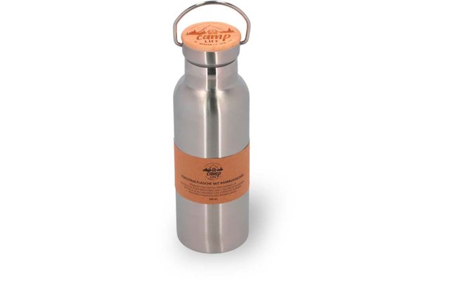 Product image Berger stainless steel bottle with bamboo lid 1