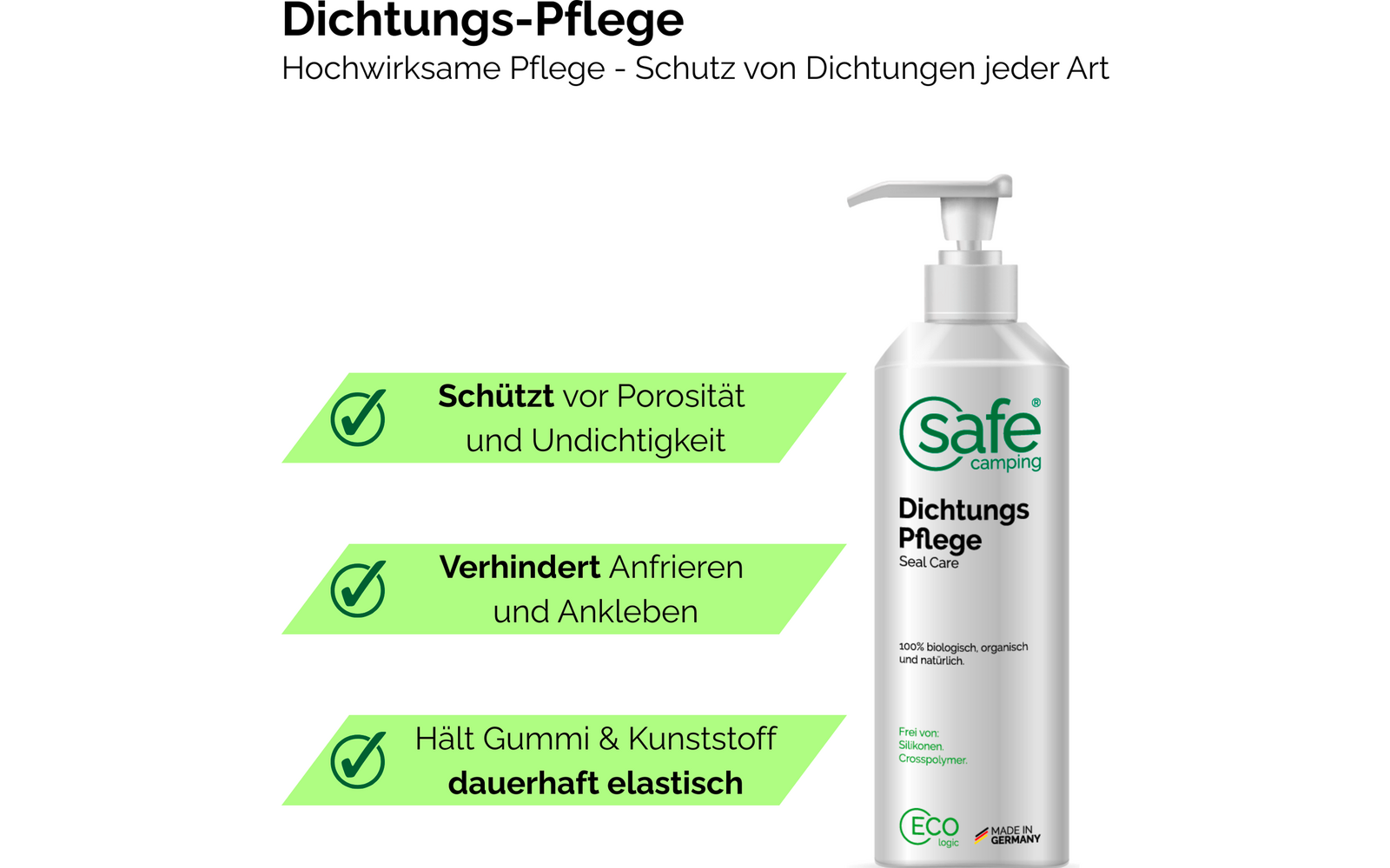 Immagine del prodotto Safe Camping Dichtungs-Pflege Dichtungspflegemittel frei von Silikonen 1