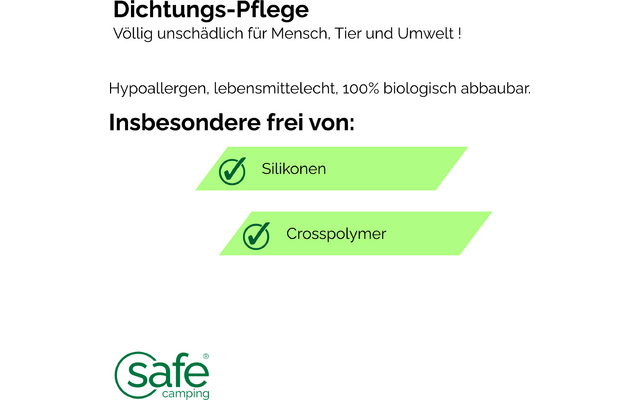 Immagine del prodotto Safe Camping Dichtungs-Pflege Dichtungspflegemittel frei von Silikonen 1