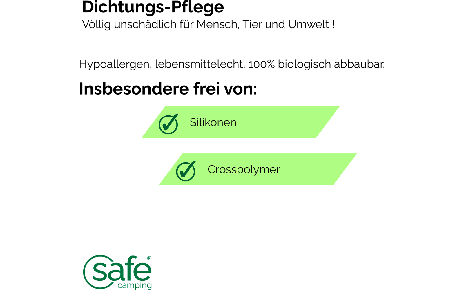 Immagine del prodotto Safe Camping Dichtungs-Pflege Dichtungspflegemittel frei von Silikonen 1