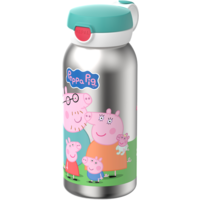Botella de acero inoxidable Mepal Campus con tapa abatible herm&eacute;tica 600 ml Peppa Pig