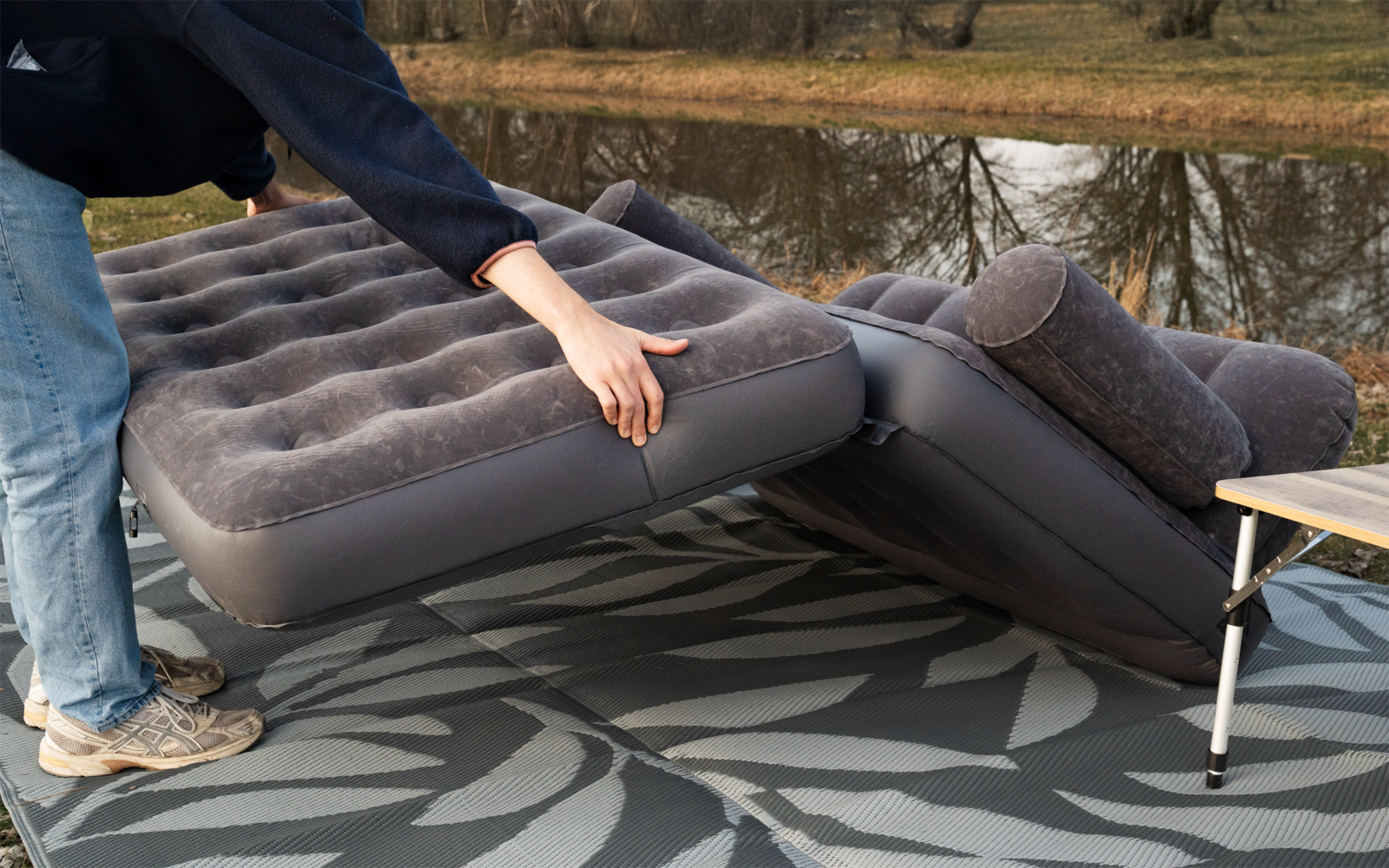 Produktbild Camptime Denia Pull-Out Aufblasbares Luftbett Sofa mit Schlaffunktion 1