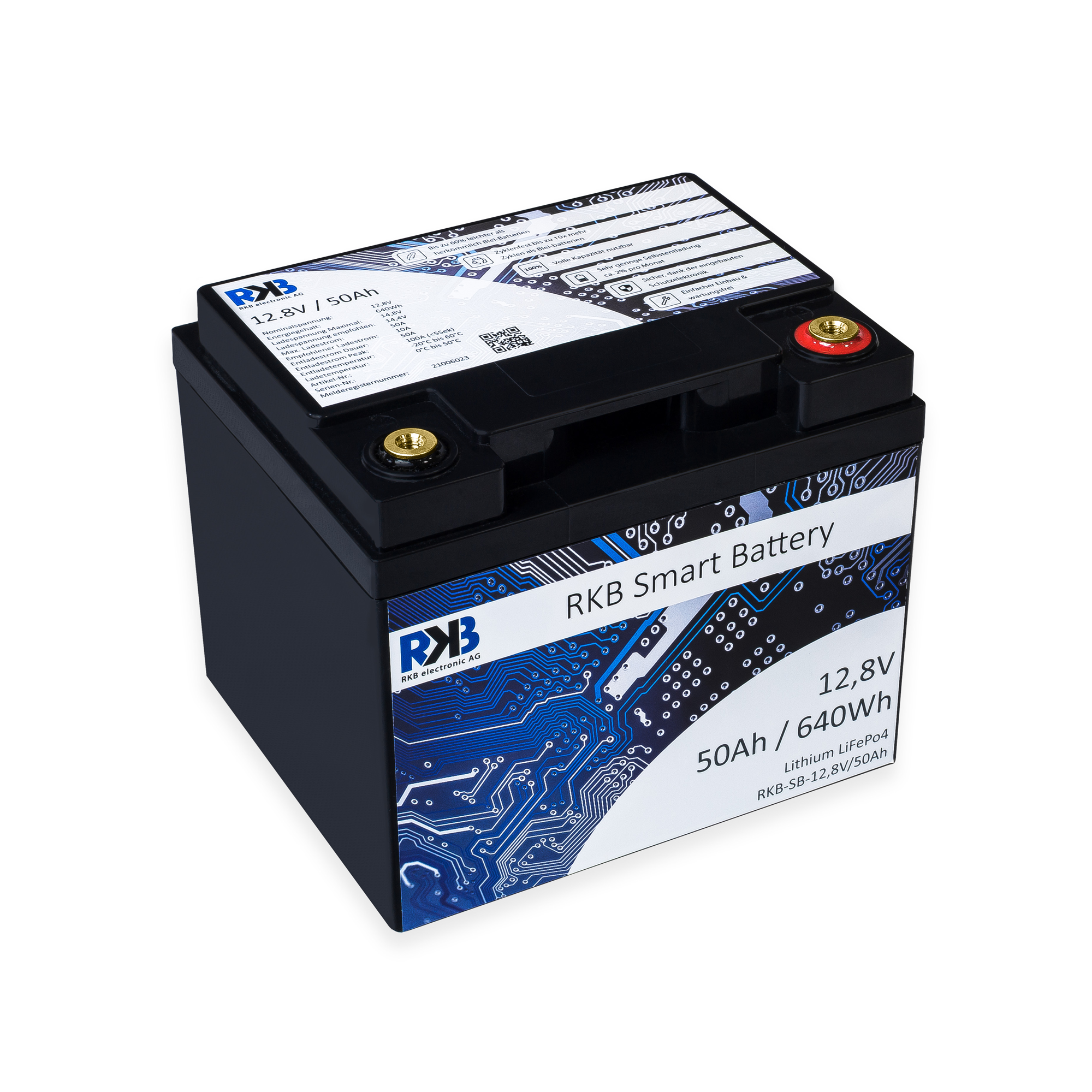RKB Smart Battery LiFePo4 Lithium-Batterie 12 V jetzt bestellen!