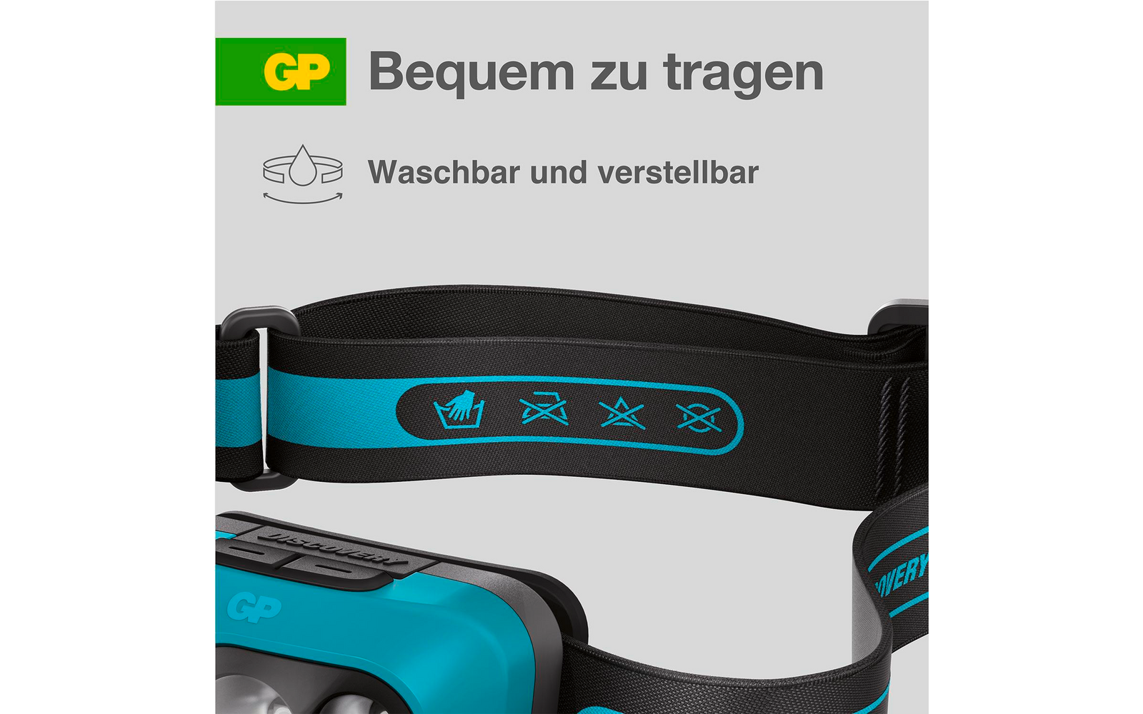 Produktbild GP Batteries CH44 Stirnlampe 300 Lumen mit Bewegungssensor 1