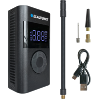 Blaupunkt Tragbare Akku-Luftpumpe TPM 124 mit Powerbank-Funktion / integrierter LED