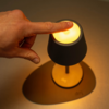 Kleines Produktbild Silwy Magnet-Leuchte Tischleuchte mit Metall-Nano-Gel-Platzset 1