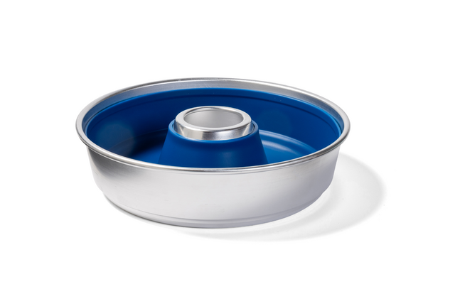 Omnia silicone baking dish for camping oven blue
