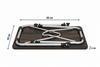 Berger Livenza Campingtisch Gr&ouml;&szlig;e 1 Dunkel 80 x 60 cm 
