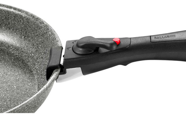 Produktbild Ballarini Torre Aluminium Bratpfannen-Set mit abnehmbarem Griff keramische Antihaftbeschichtung grau 3-teilig 1