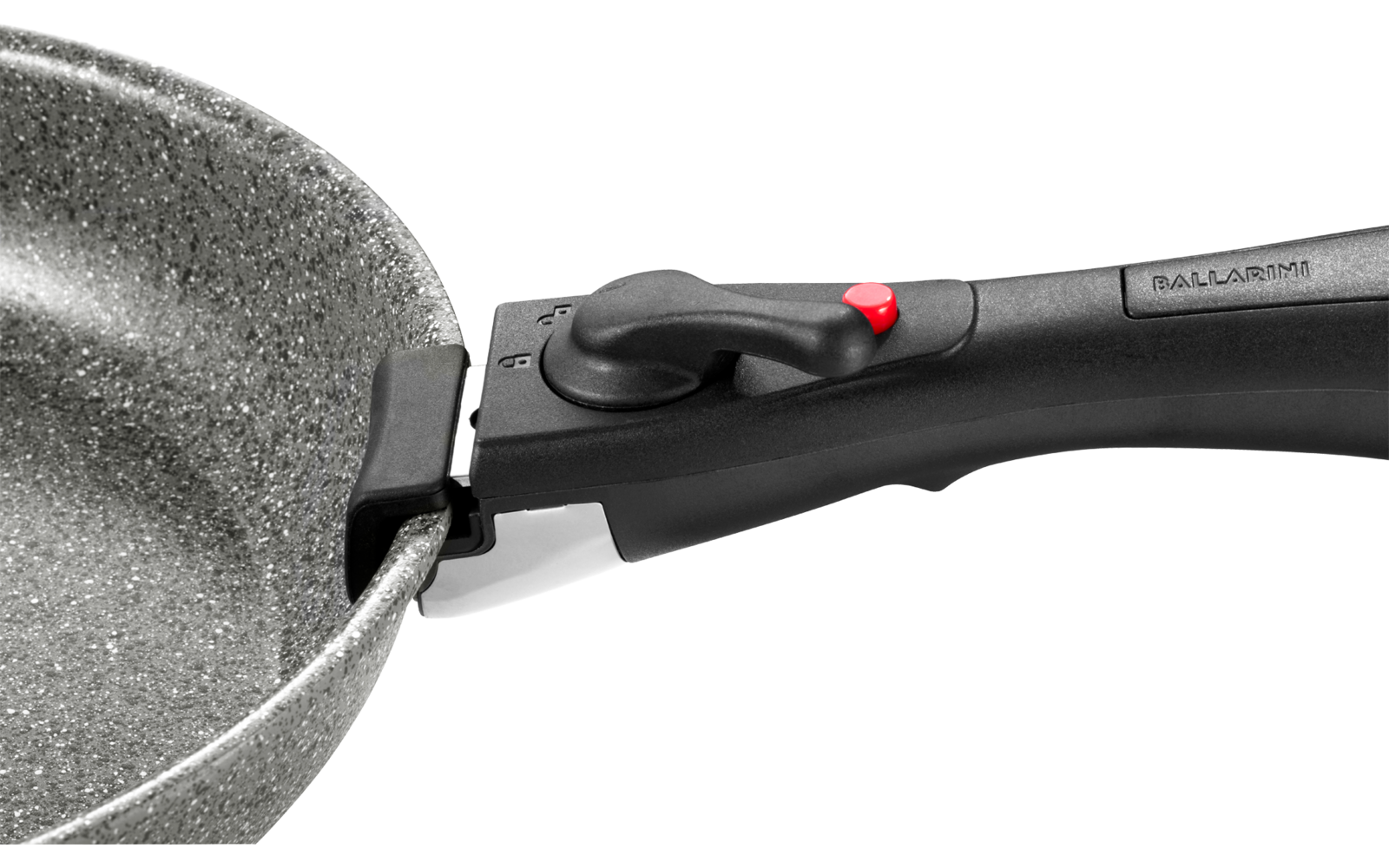 Produktbild Ballarini Torre Aluminium Bratpfannen-Set mit abnehmbarem Griff keramische Antihaftbeschichtung grau 3-teilig 1