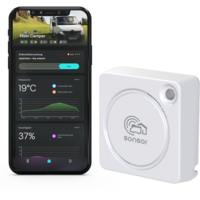 Pironex sonsor mobiel alarmsysteem met GPS, LTE en WLAN in grijs