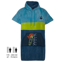 Wave Hawaii katoenen poncho