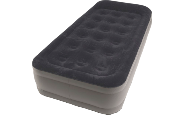 Outwell Superior Airbed Single with Electric Pump black / gray