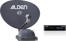 Alden AS2@ 60 Satellitenanlage mit SSC HD-Steuermodul und integrierter LTE-Antenne