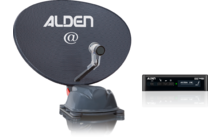 848494 - Alden AS2@ 60 satellietsysteem met SSC HD-bedieningsmodule en geïntegreerde LTE-antenne