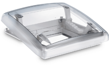 Dometic Mini Heki S FL dakluik 40 x 40 cm met geforceerde ventilatie voor dakdiktes van 23 - 42 mm