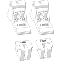 Kit Fiamma Juego de montaje lateral para paneles laterales de toldos Side W Pro F45/F80/Shade / Sun View Side F45/F80 adecuado para F80L