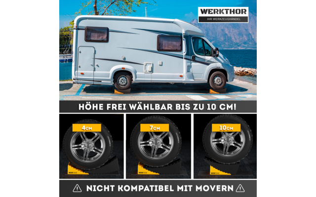 Produktbild Werkthor Auffahrkeile bis zu 13,5 Tonnen inklusive Transporttasche Gr&ouml;&szlig;e  1