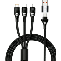 Berger GoCharge 5-in-1 USB-Schnellladekabel multifunktional 60 W 1,2 m