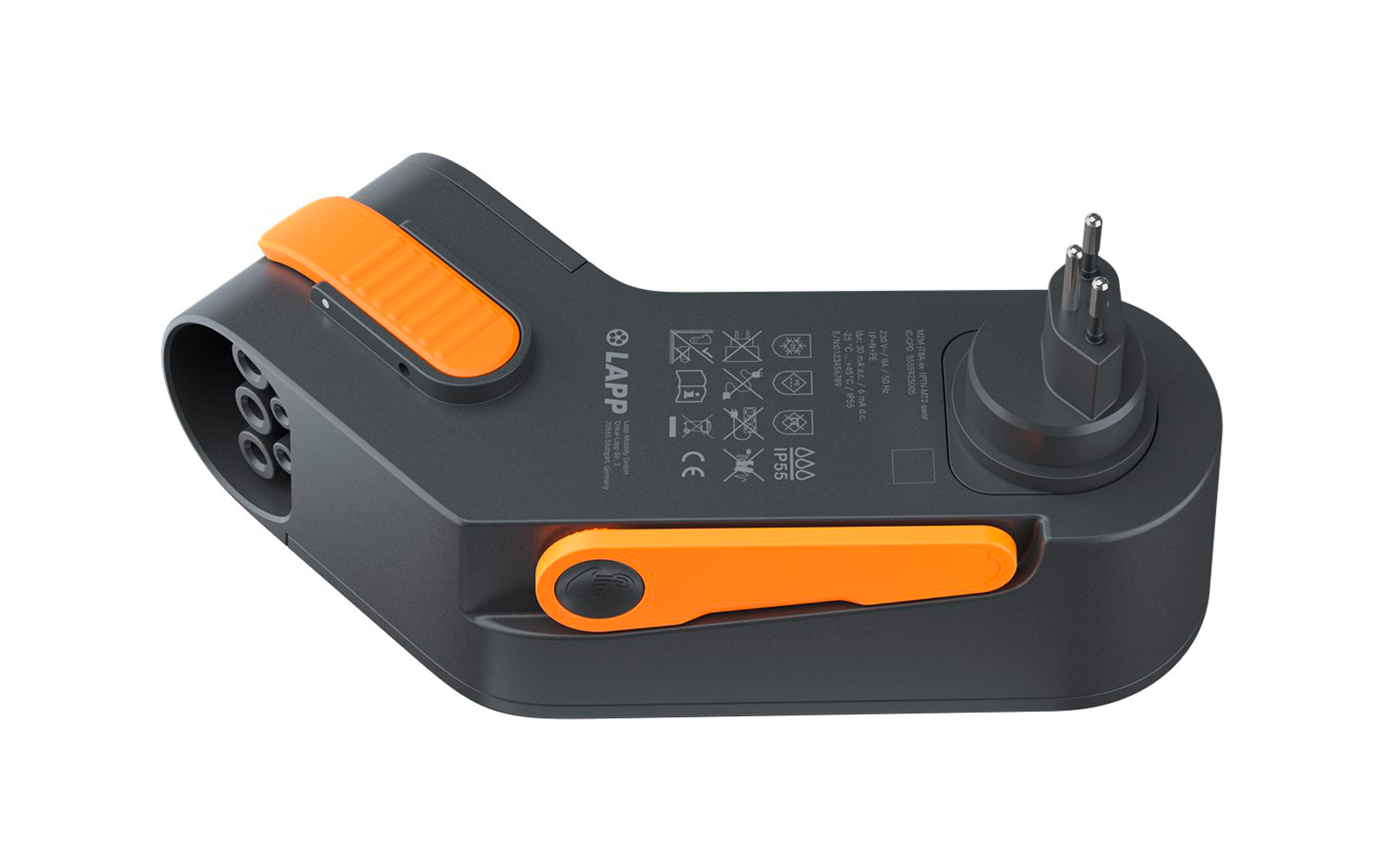Immagine del prodotto Lapp Mobility Dock Schweiz Ladeger&auml;t f&uuml;r Elektrofahrzeug Typ 2 Mode 2 / 1-phasig 8 A bis 1,8 kW 1
