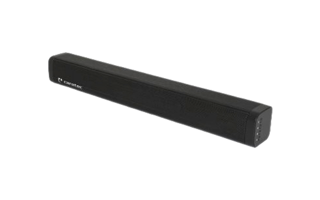 Caratec CAS102 Audio Soundbar für Wohnmobil-TV-Geräte / Smartphone mit Klinkenstecker inklusive TV Halterung