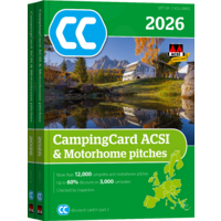 ACSI Pitch Guide 2026 with CampingCard discount card English