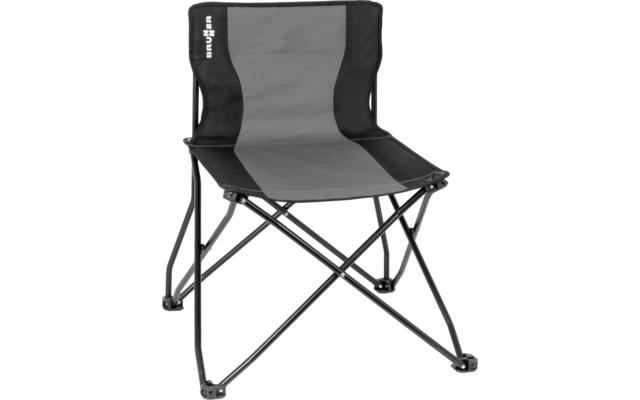 Brunner Action equiframe / campingstoel met armleuningen grijs/zwart